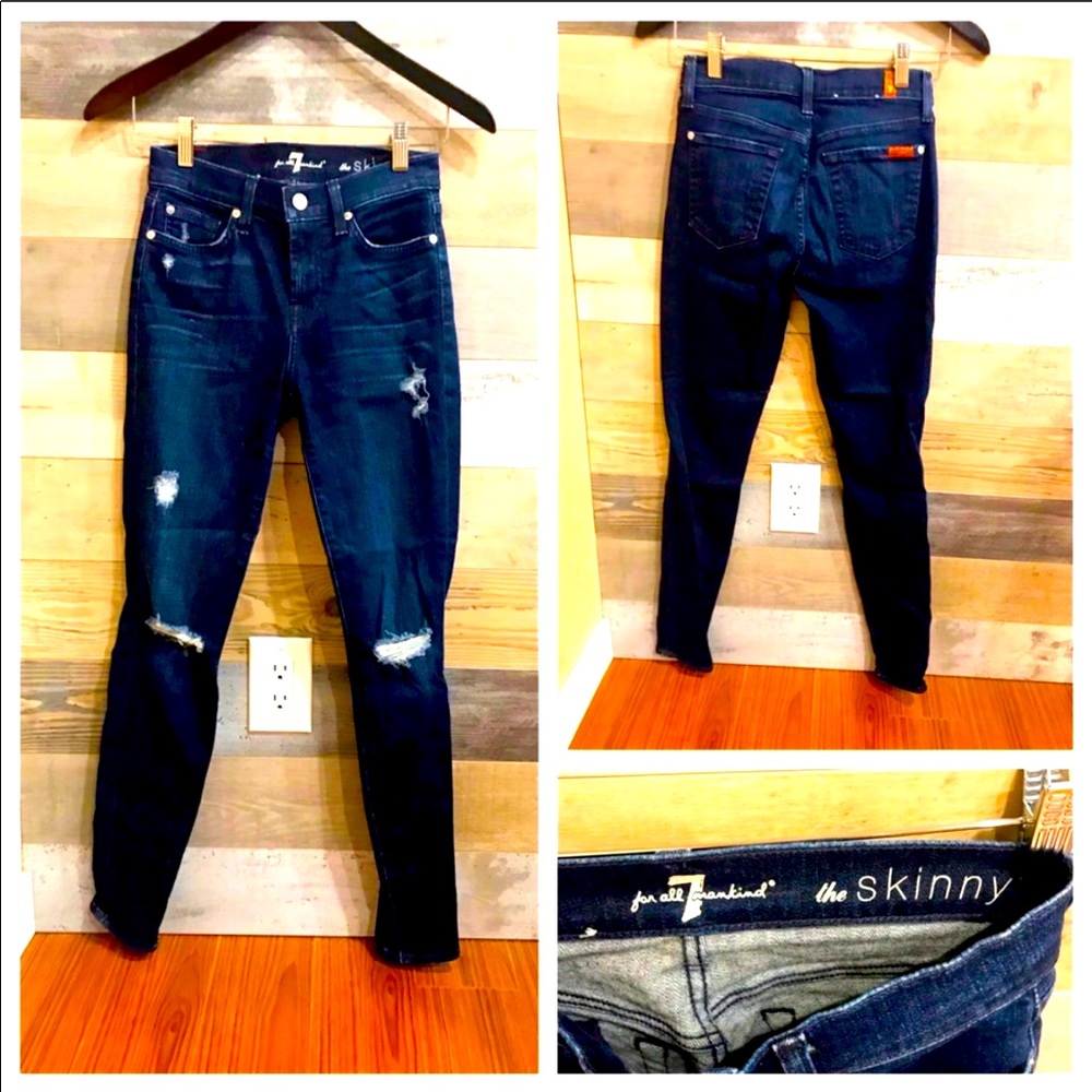 7 for mankind distressed jeans